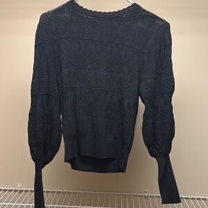 Zara Black Crew Neck Sweater
